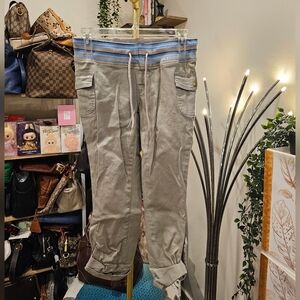 Vintage Low Rise Gray Cargo Pants